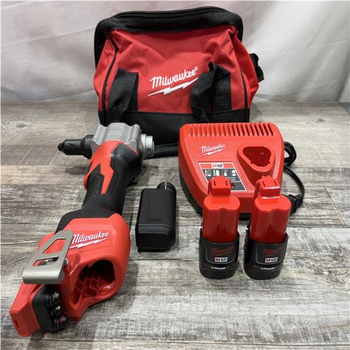 AS-IS Milwaukee 12-Volt Lithium-Ion Cordless Rivet Tool Kit