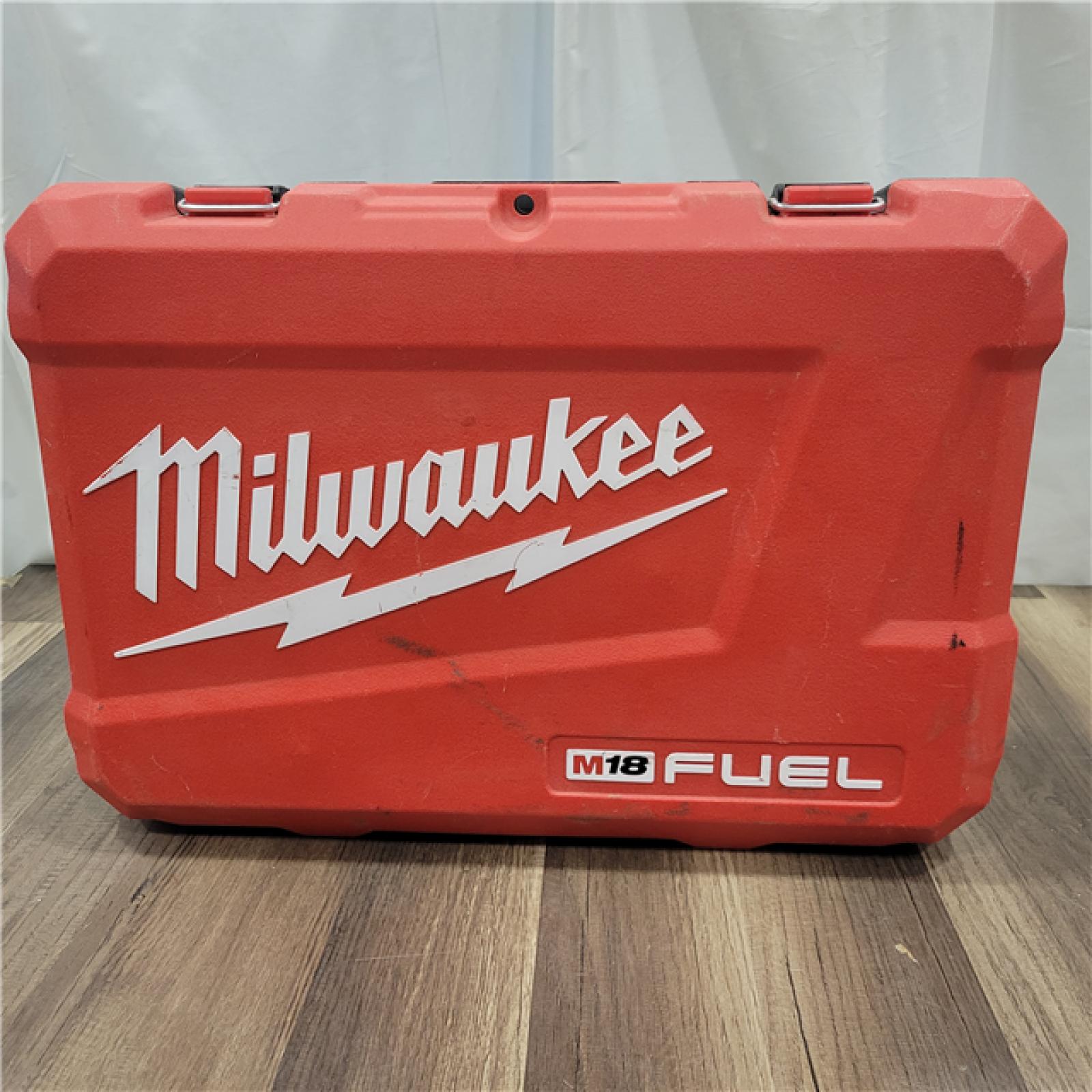 AS-IS MILWAUKEE M18 FUEL 18V Lithium-Ion Brushless Cordless Hammer Drill and Impact Driver Combo Kit (2-Tool) with 2 Batteries