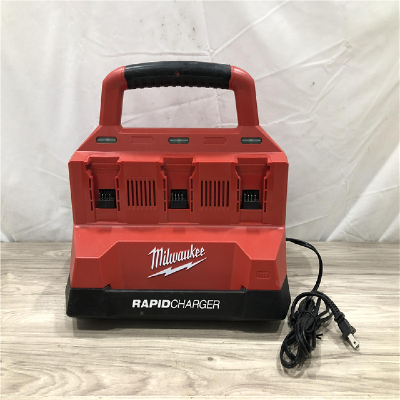 AS-IS Milwaukee 18V Lithium-Ion PACKOUT 6-Port Rapid Charger