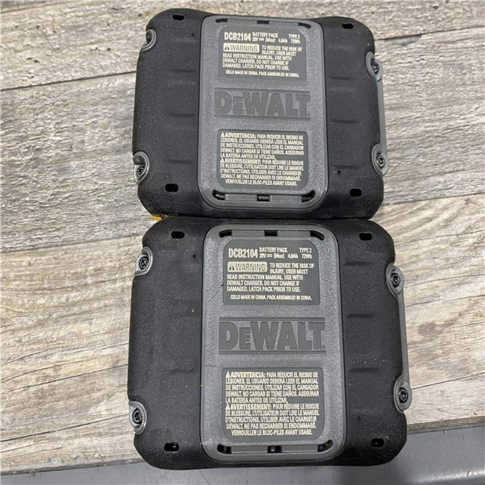 AS-IS DEWALT 20V MAX Lithium-Ion Cordless 2-Tool Combo Kit