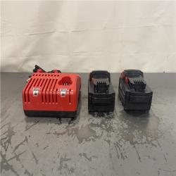 AS-IS-Milwaukee M18 18-Volt Lithium-Ion XC Starter Kit with Two 5.0Ah Batteries and Charger