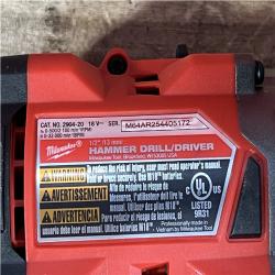 Houston Location AS-IS Milwaukee FUEL 18V Lithium-Ion Brushless Cordless 1/2 in. Hammer Drill/Driver (Tool-Only)