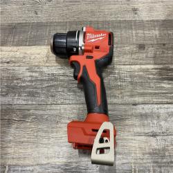 AS-IS Milwaukee 18V Lithium-Ion Brushless Cordless 1/2 in. Compact Drill/Driver Kit