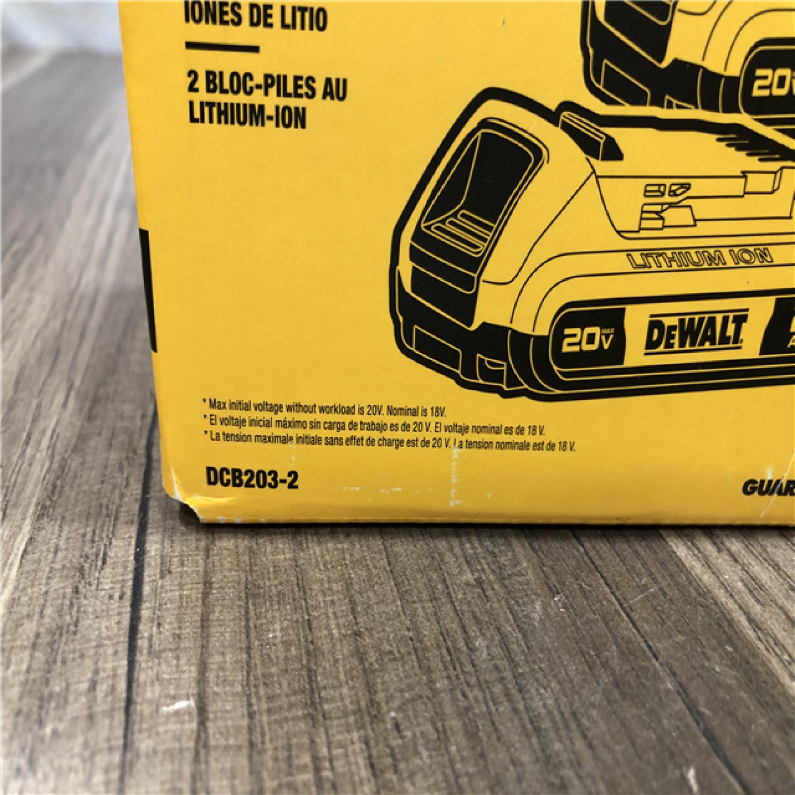 NEW- DEWALT 20V MAX Lithium-Ion 2. 0Ah Battery (2-Pack)