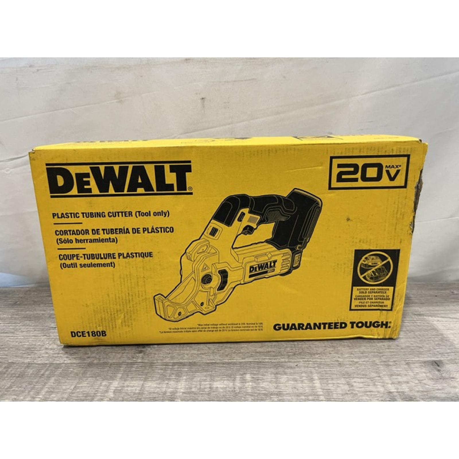 NEW - DEWALT 20V MAX Cordless Plastic Tubing Cutter (Tool Only)