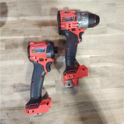 HOUSTON LOCATION - AS-IS (APPEARS LIKE NEW) MILWAUKEE M18 FUEL 18V Lithium-Ion Brushless Cordless Hammer Drill and Impact Driver Combo Kit (2-Tool) with 2 Batteries