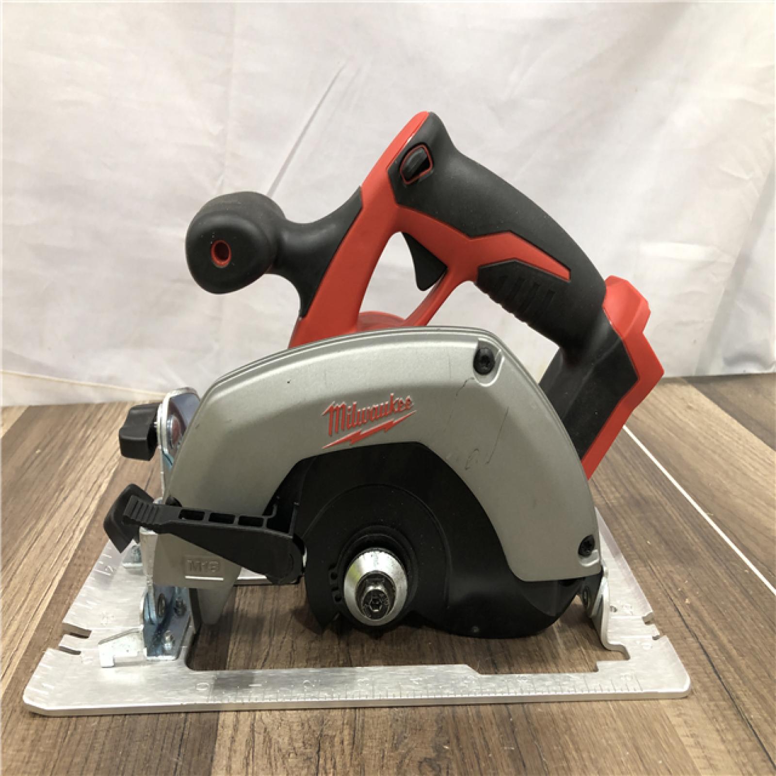 AS-IS Milwaukee 18V Lithium-Ion Cordless 6-1/2 in. Circular Saw (Tool-Only)