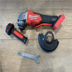 AS-IS Milwaukee FUEL 18V Lithium-Ion Brushless Cordless 4-1/2 in./5 in. Grinder w/Paddle Switch (Tool-Only)