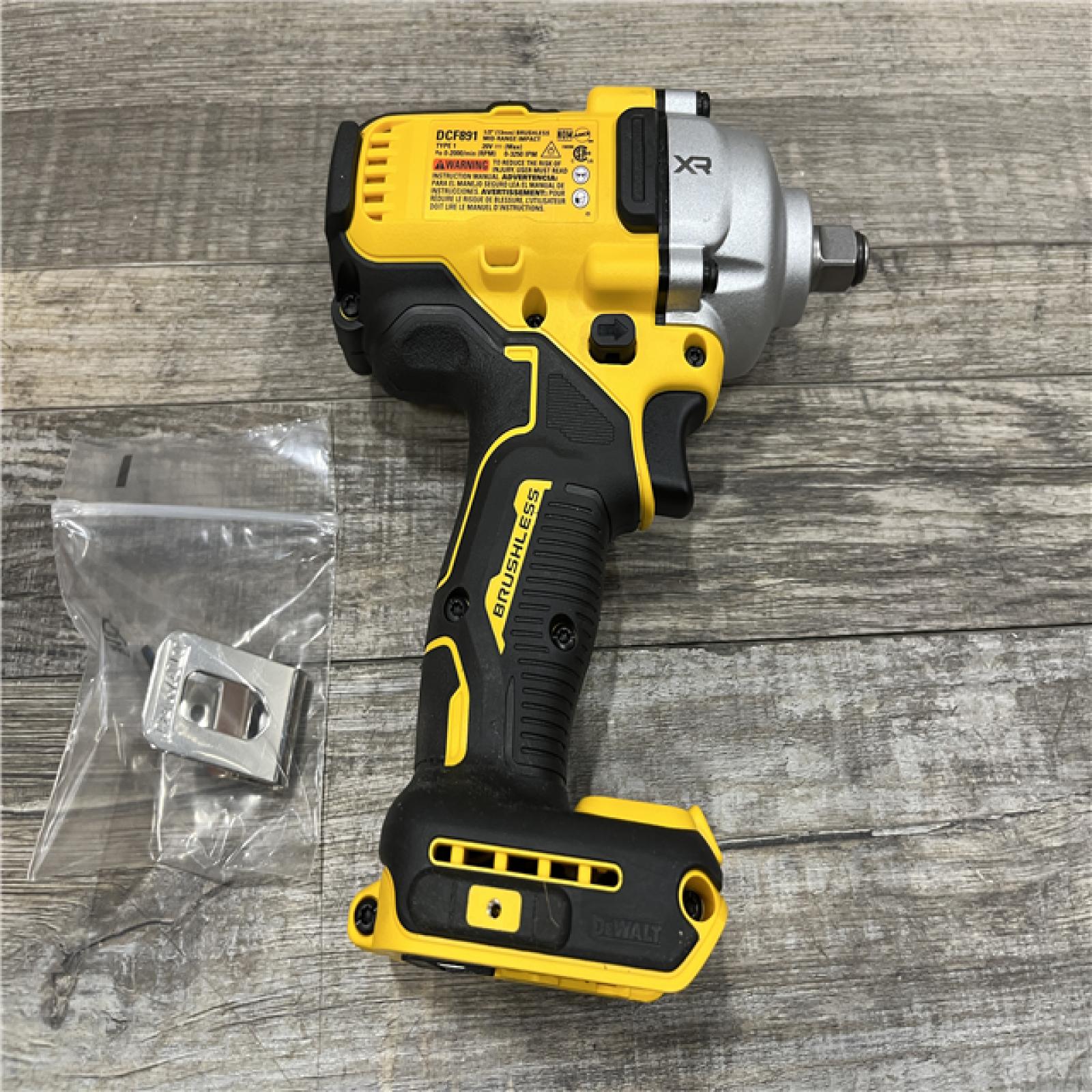 AS-IS DEWALT 20V MAX XR Cordless 1/2 in. Impact Wrench (Tool Only)