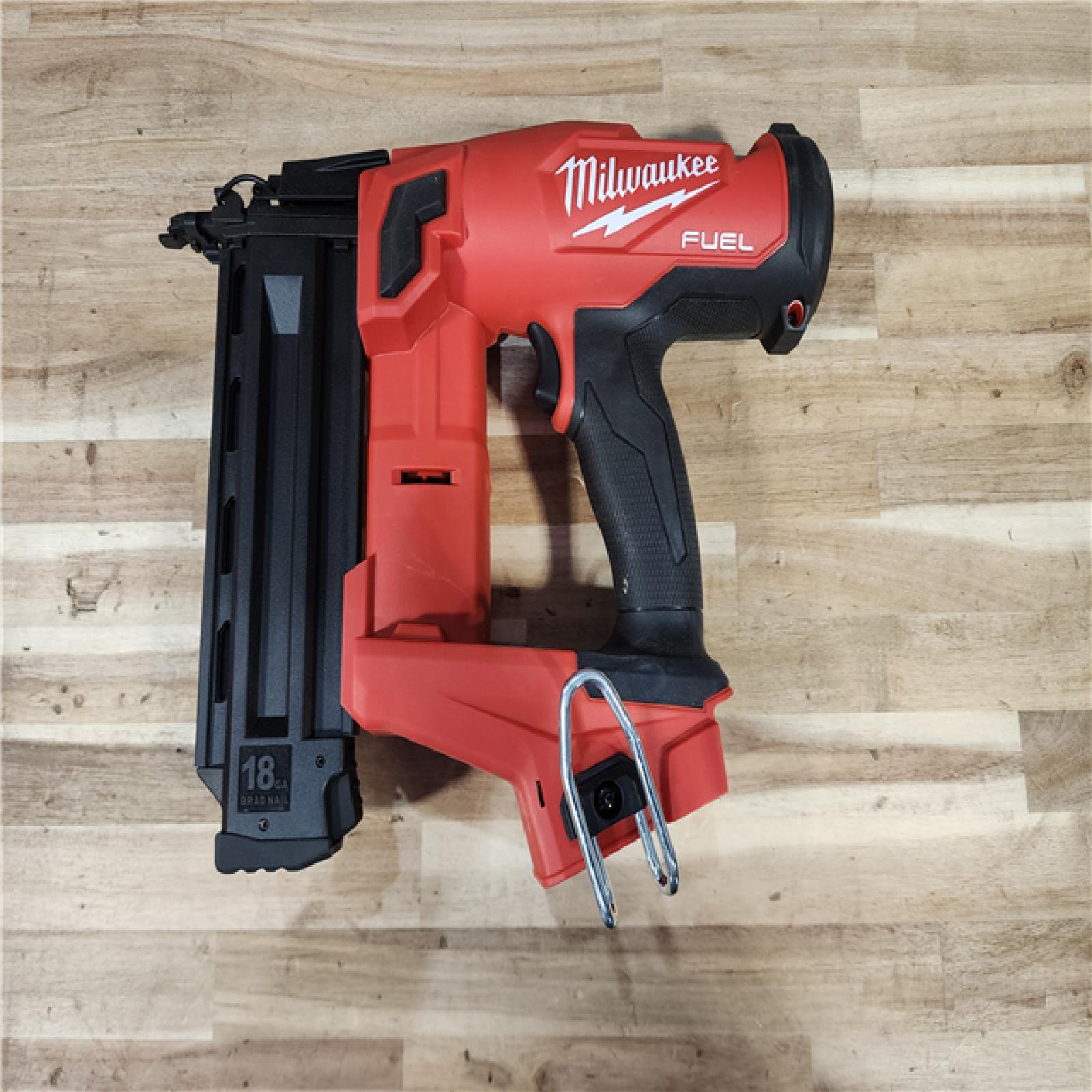 HOUSTON LOCATION - AS-IS (APPEARS LIKE NEW) Milwaukee  FUEL 18-Volt Lithium-Ion Brushless Cordless Gen II 18-Gauge Brad Nailer (Tool-Only)