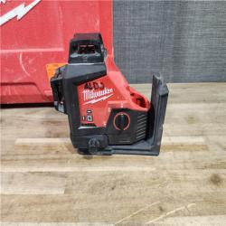 HOUSTON LOCATION - AS-IS Milwaukee-3632-21 M12 Green Beam Laser 360° 3-Plane Kit