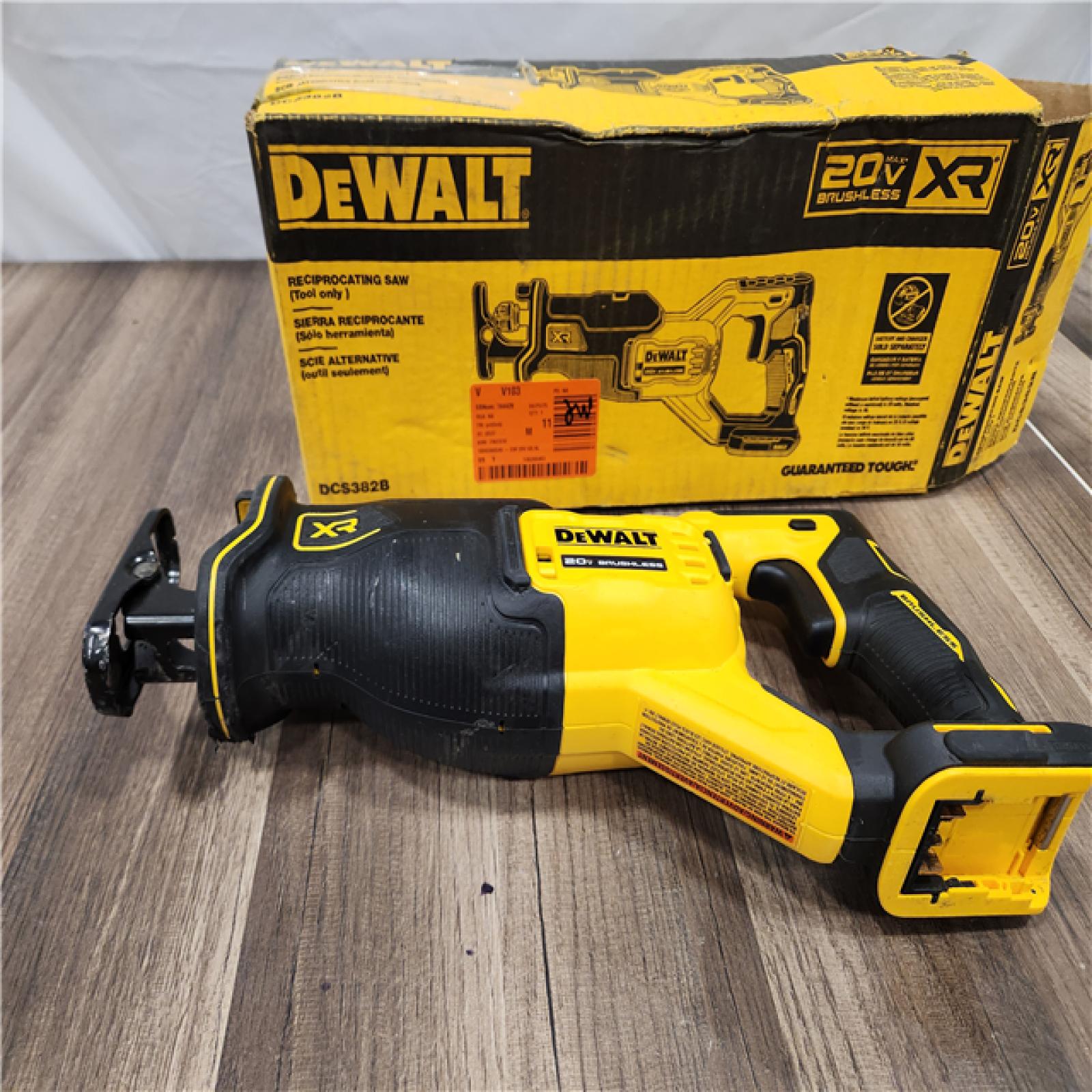 GOOD DEWALT 20V MAX XR Cordless Brushless Reciprocating Saw (Tool Only)
