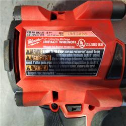 HOUSTON LOCATION - AS-IS Milwaukee M18 18V Fuel 1/2  Mid-Torque Impact Wrench Cordless Lithium-Ion Brushless with Friction Ring (TOOL ONLY)