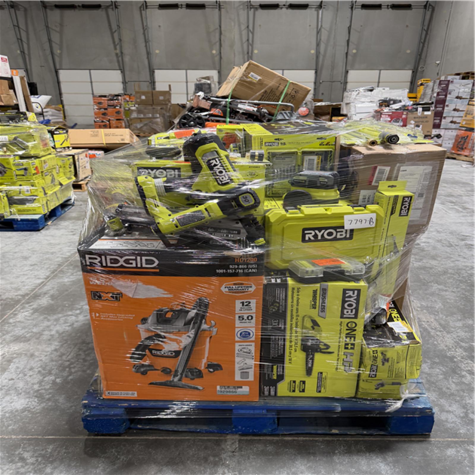 Atlanta Location AS-IS Tools Partial Truckload (7 Pallets) 7797-B