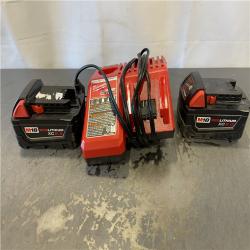 AS-IS - Milwaukee M18 18-Volt Lithium-Ion XC Starter Kit with Two 5.0Ah Batteries and Charger