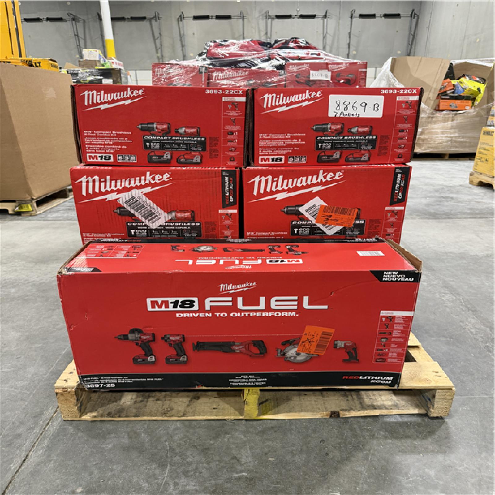 Atlanta Location As-IS Power Tools Truckload (7 Pallets) 8869-B