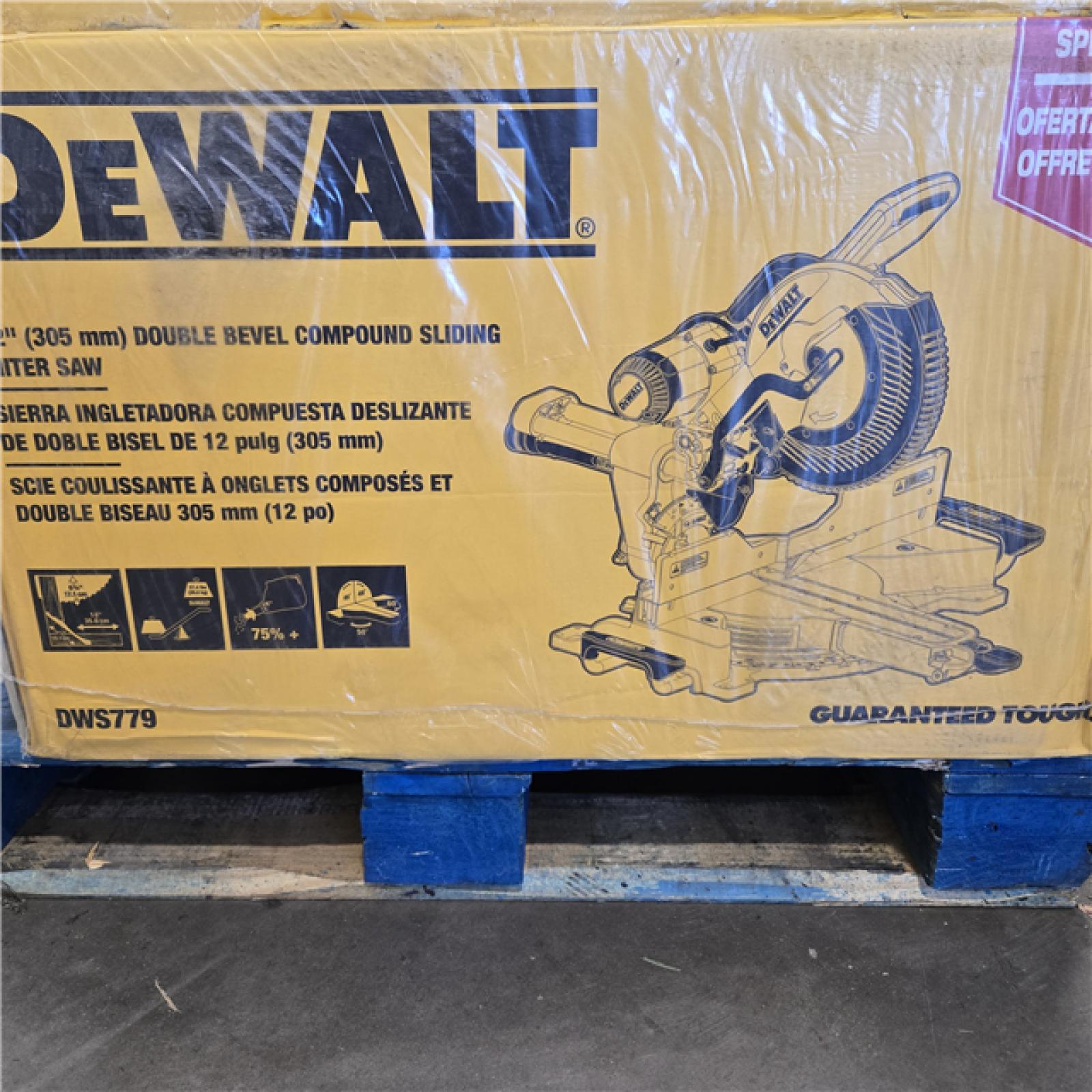 NEW! - DEWALT 12-in Dual Bevel Sliding Compound Miter Saw