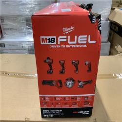 NEW! - Milwaukee M18 FUEL 18V Lithium-Ion Brushless Cordless Combo Kit with Two 5.0 Ah Batteries  1 Charger  2 Tool Bags (7-Tool)
