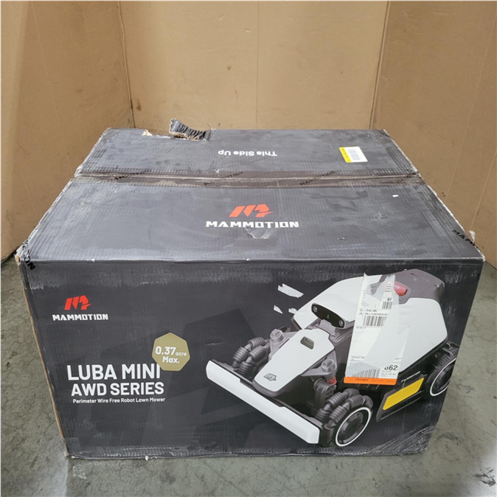 CALIFORNIA NEW MAMMOTION LUBA MINI AWD SERIES ROBOT LAWN MOWER