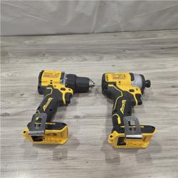 AS-IS Dewalt DCK225D2 20V MAX ATOMIC Compact Cordless Drill Driver and Impact Driver Combo Kit