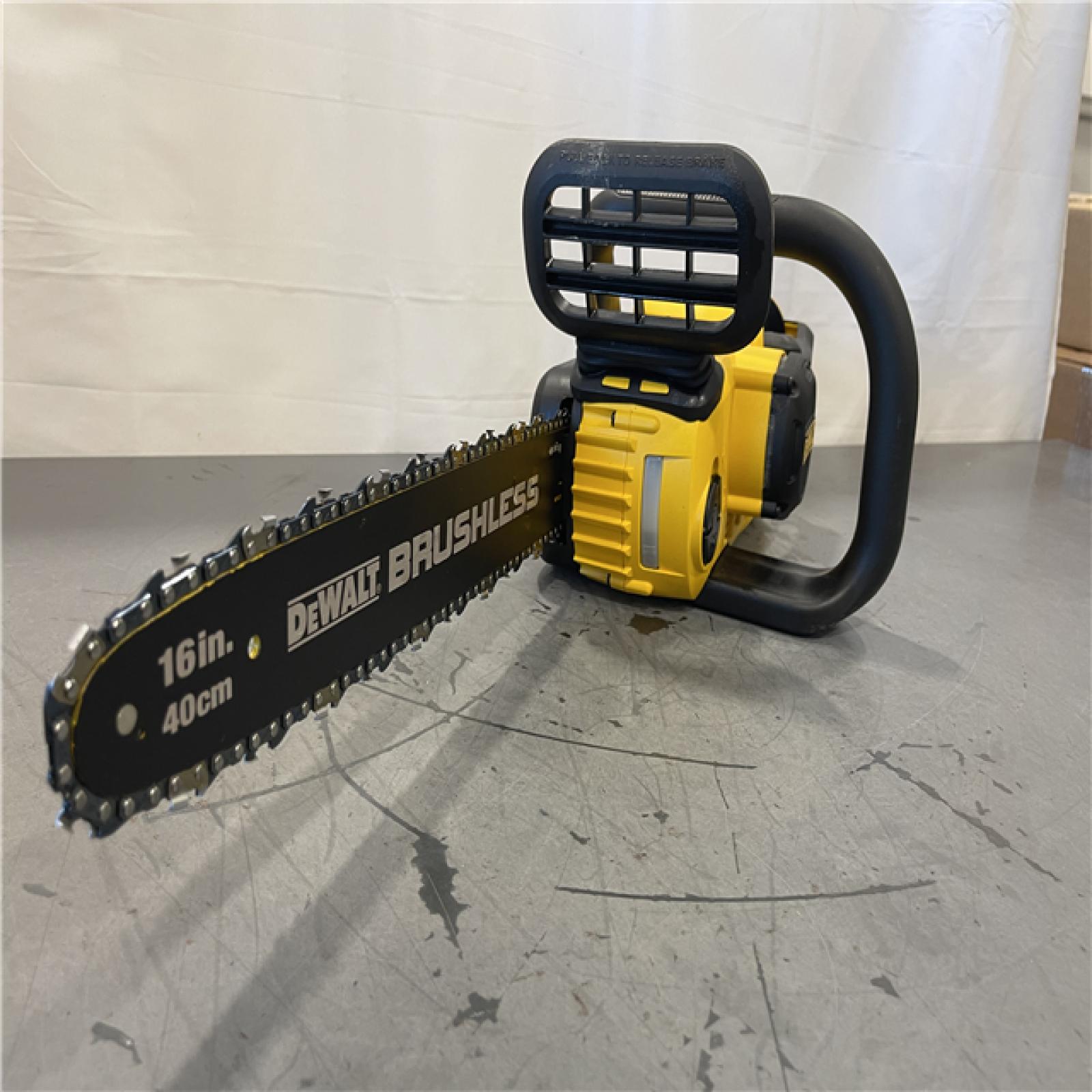 AS-IS - DEWALT FLEXVOLT 60V MAX 16in. Brushless Cordless Battery Powered Chainsaw