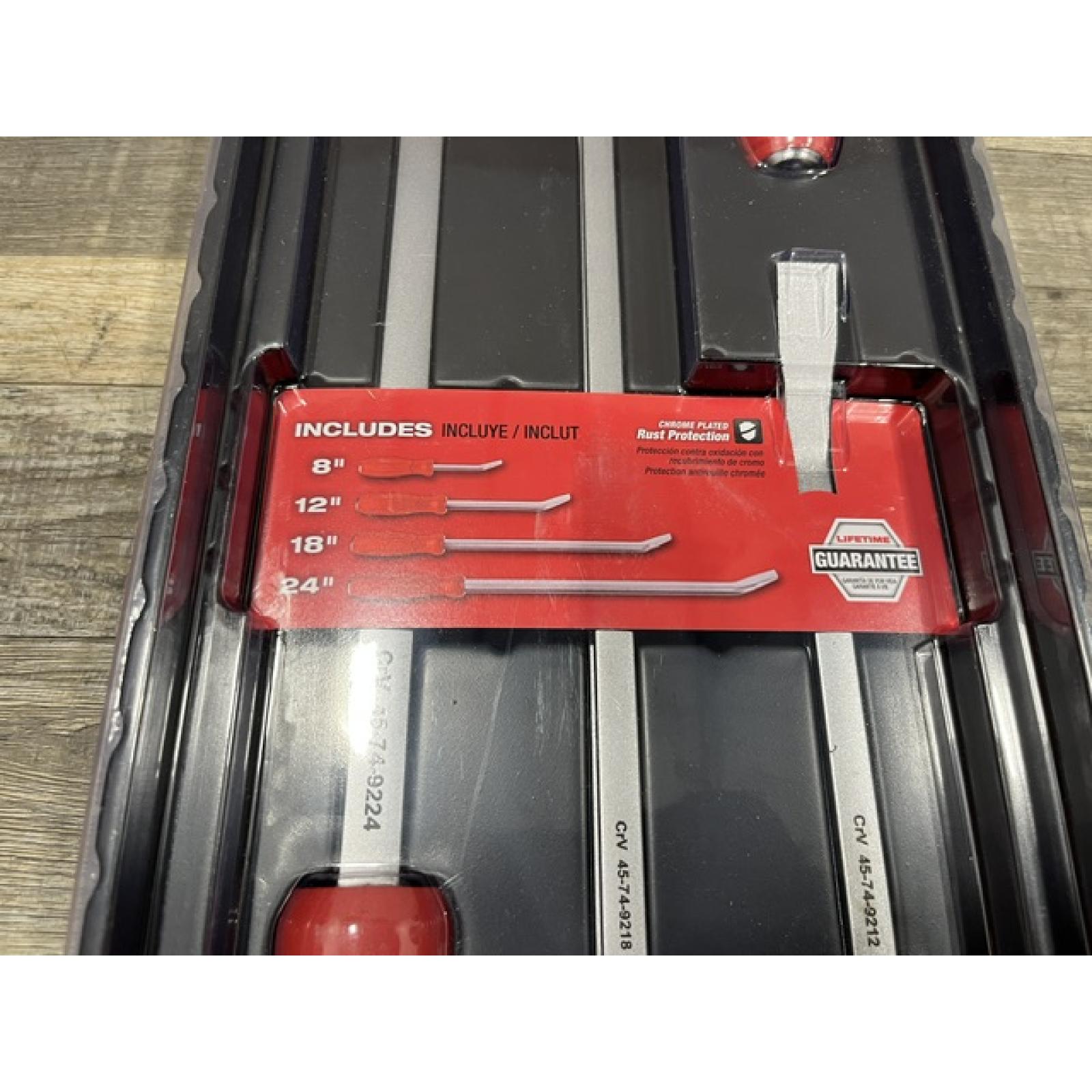 NEW - Milwaukee Pry Bar Set (4-Piece)