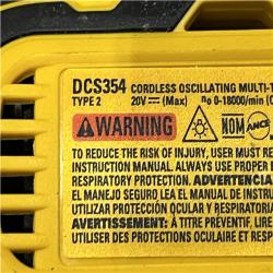 AS-IS DEWALT ATOMIC 20-Volt Lithium-Ion Cordless Brushless (4-Tool) Combo Kit