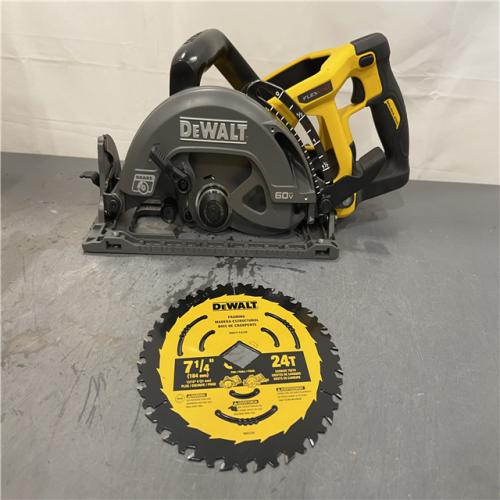 AS-IS - DeWalt FLEXVOLT 60V MAX Cordless Brushless 7-1/4 in. Wormdrive Style Circular Saw