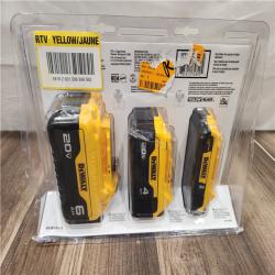 NEW ! DEWALT 20V MAX XR Premium Lithium-Ion 6.0Ah Battery, 20V MAX XR 4.0Ah Battery, and 20V MAX 2.0Ah Battery