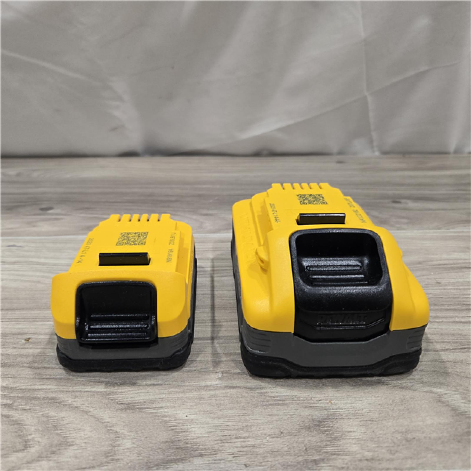 AS-IS Dewalt DCBP315-2C 20V MAX POWERSTACK Lithium-Ion Batteries and Charger Starter Kit