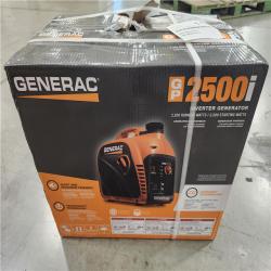 NEW! - Generac 2500 Watt Recoil Start Gasoline Portable Generator Inverter w/ COSense