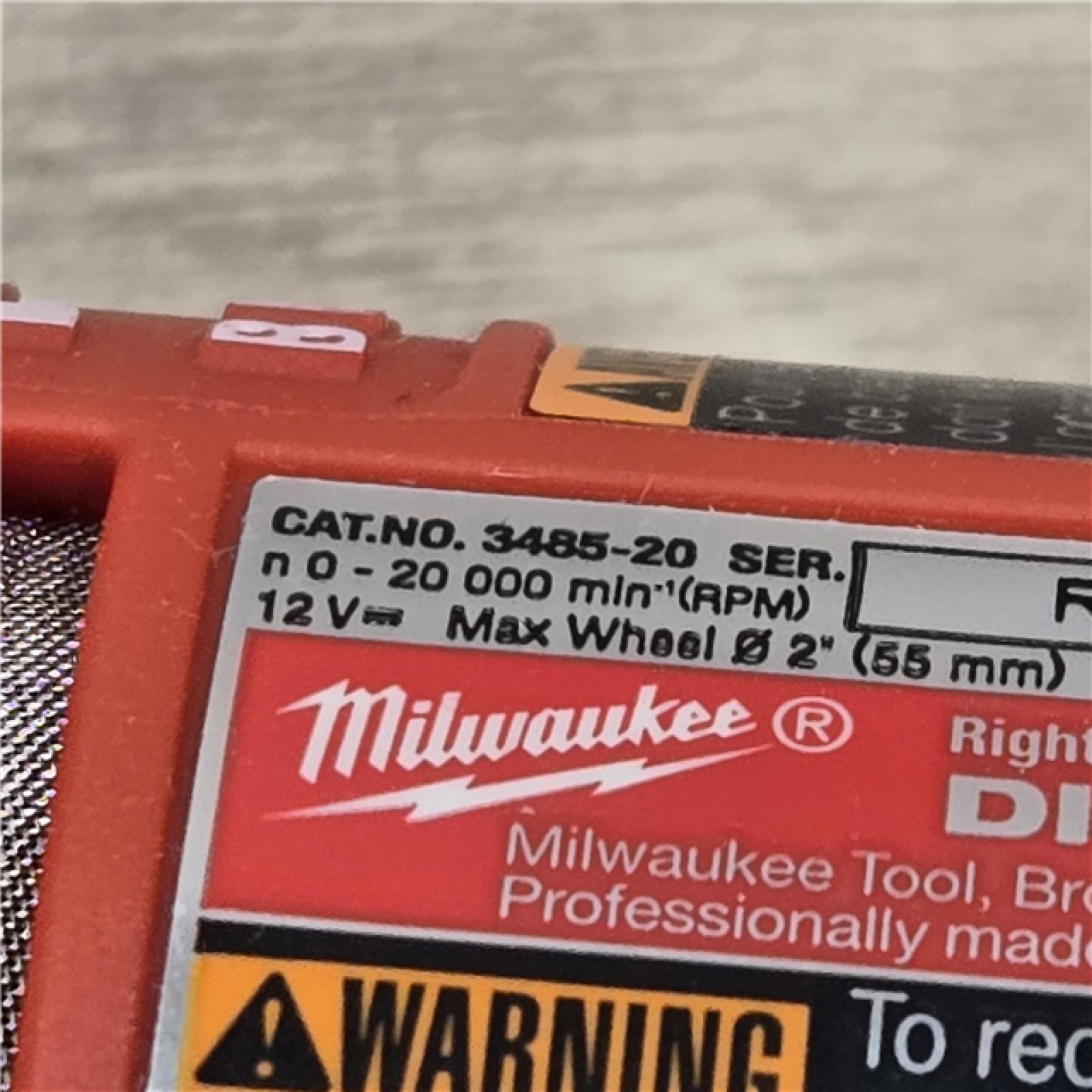 AS-IS Milwaukee M12 FUEL 1/4 Right Angle Die Grinder
