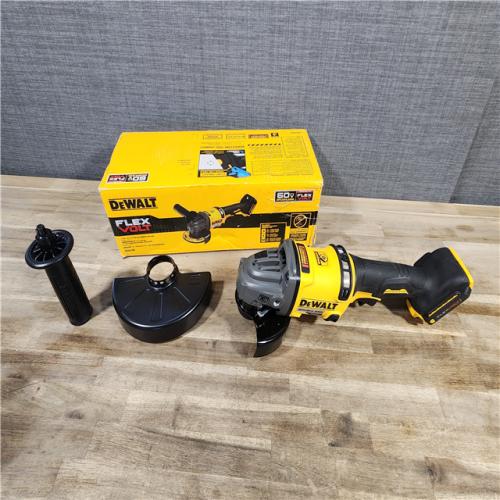 HOUSTON LOCATION - AS-IS DEWALT 60V MAX Cordless Brushless 4.5 in. to 6 in. Small Angle Grinder with Kickback Brake (Tool Only)