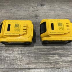 AS-IS DEWALT 20V MAX Premium Lithium-Ion 4.0Ah Battery Pack (2 Pack)