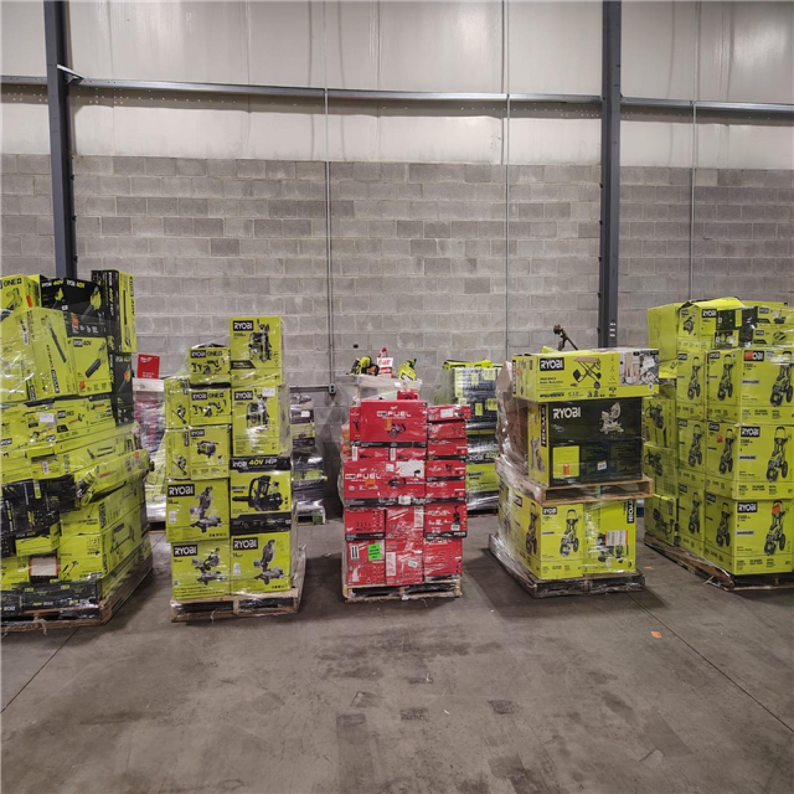 Pittston Location As-Is Power Tools Partial Truckload (10 Pallets) 3120-A
