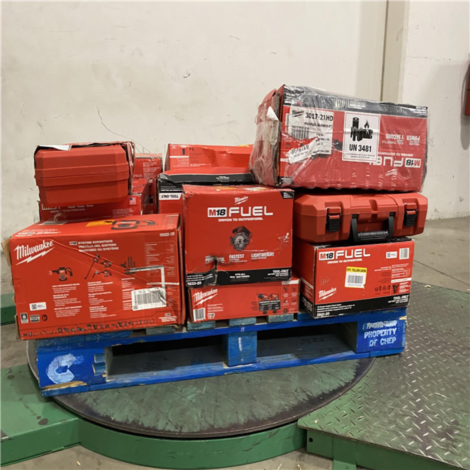 Dallas Location - As-Is MILWAUKEE Tool Pallet