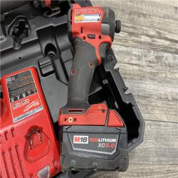 AS-IS Milwaukee FUEL 18V Lithium-Ion Brushless Cordless Hammer Drill and Impact Driver Combo Kit
