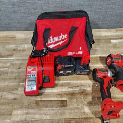 HOUSTON LOCATION - AS - IS Milwaukee 2 Tool Combo Kit W/ (2) Battery & Charger
