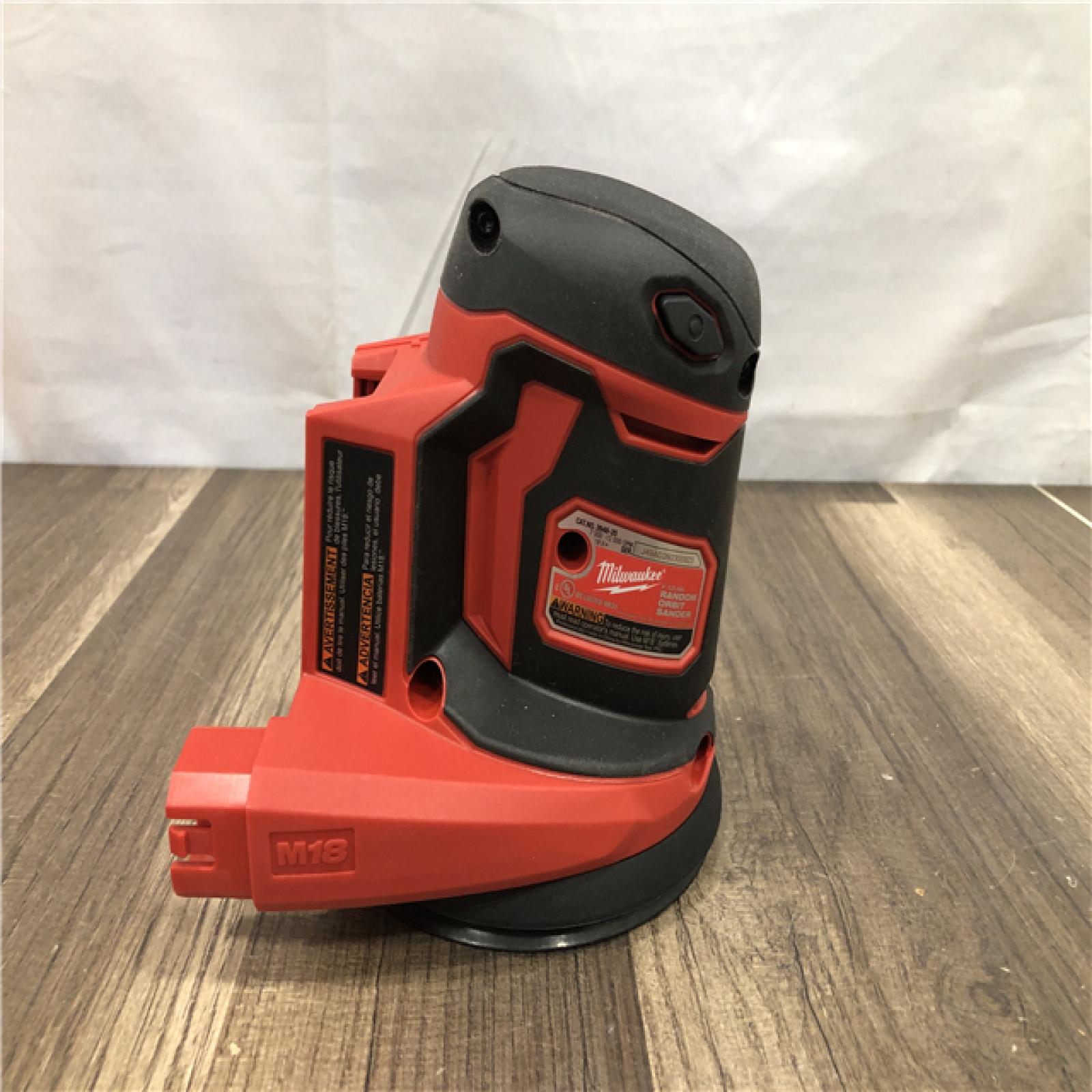 AS-IS Milwaukee 18V Lithium-Ion Cordless 5 in. Random Orbit Sander (Tool-Only)
