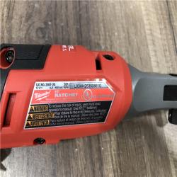 AS-IS Milwaukee FUEL 12-Volt Lithium-Ion Brushless Cordless High Speed 3/8 in. Ratchet (Tool-Only)
