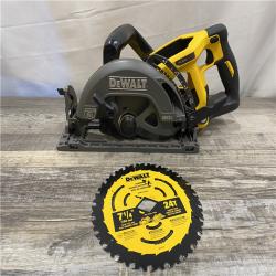 AS-IS DEWALT FLEXVOLT 60V MAX Cordless Brushless 7-1/4 in. Wormdrive Style Circular Saw (Tool Only)