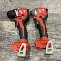 AS-IS Milwaukee 18V Lithium-Ion Brushless Cordless Compact Drill/Impact Combo Kit