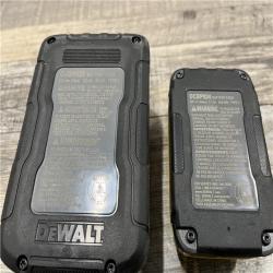 AS-IS DEWALT 20V MAX XR POWERSTACK Lithium-Ion Battery Starter Kit with 5.0Ah and 1.7Ah Batteries and Charger
