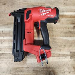 HOUSTON LOCATION - AS-IS (APPEARS LIKE NEW) Milwaukee FUEL 18-Volt Lithium-Ion Brushless Cordless Gen II 18-Gauge Brad Nailer (Tool-Only)