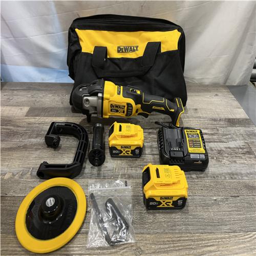 AS-IS DEWALT 20V MAX XR Cordless Brushless 7 in. Variable Speed Rotary Polisher Kit