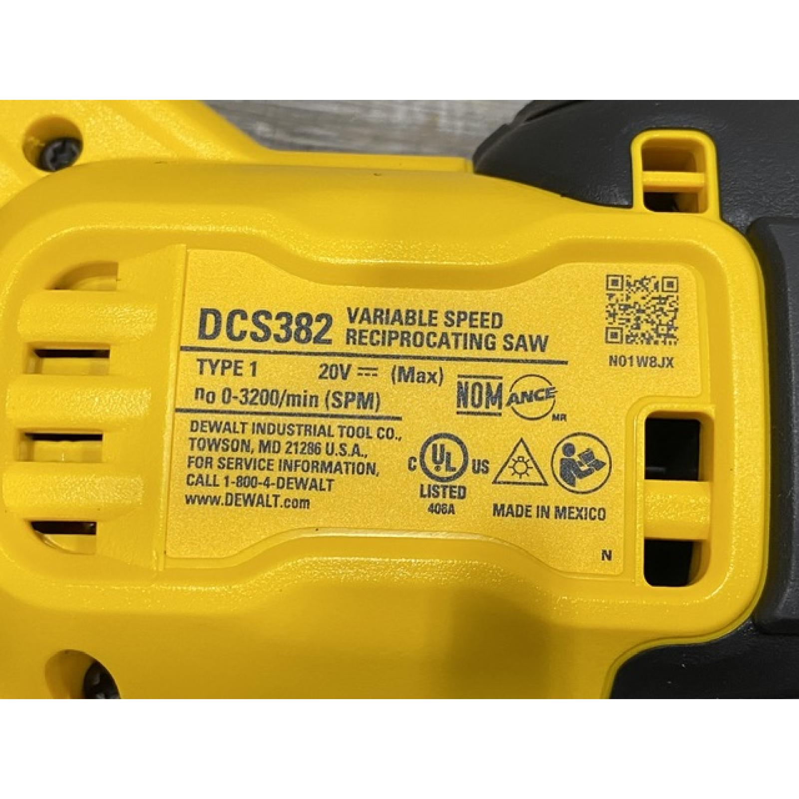 AS-IS DEWALT 20V MAX Cordless Brushless Reciprocating Saw (Tool Only)