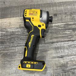 AS-IS DEWALT Atomic 20V Max Lithium-Ion Brushless Cordless Compact 1/4 in. Impact Driver Kit