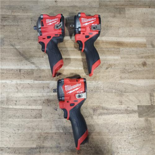 HOUSTON LOCATION - AS-IS MILWAUKEE 3 TOOL COMBO