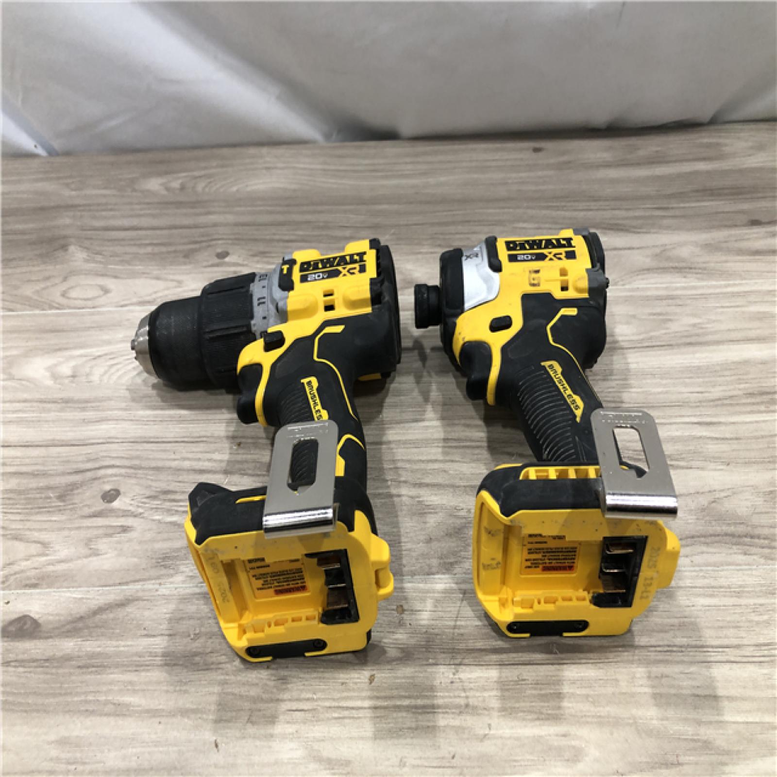 AS-IS DEWALT 20V XR Lithium-Ion Cordless 2-Tool Combo Kit
