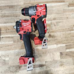 HOUSTON LOCATION - AS-IS MILWAUKEE 2 TOOL COMBO KIT W/ (2) BATTERY & CHARGER